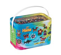 Hama DIY Midi Beads Bucket | Approx. 10.000 Fuse Beads | Mosaic Decoration Arts & Craft for Creative Children Ages 5+ | Mix 67