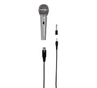 Hama | DM-40 Dynamic Microphone - Silver | with 2.5m Cable