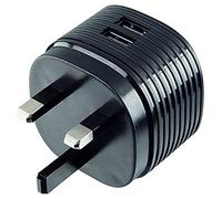 Hama Dual USB-A Wall Plug Charger 2 x USB-A UK Plug 2.4A