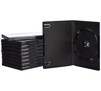 Hama DVD Disc Cases (Pack of 10) Protective CD/DVD Cases, Black