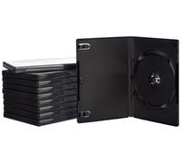 Hama DVD Disc Cases Pack of 10 Protective CD/DVD Cases, Black