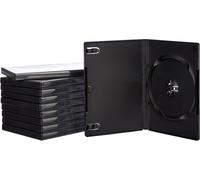 Hama DVD Jewel Cases with Foil | 10 Pack | Black