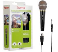 Hama Dynamic Microphone Singing Micro 3M Cable XLR 6,35mm Party Solid Karaoke Dj