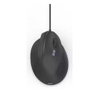 Hama Vertical Mouse without Click Noise 7 Buttons Ergonomic for Right-Handed Users 1000/1400/1800 DPI 1.8 m Cable Ideal as Computer Mouse Laptop Mouse Black