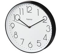 Hama "Elegance Wall Clock, diameter 30 cm, quiet, black/white