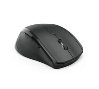 Hama Ergonomic Left Handed Wireless Mouse | Left-handed Mouse without Cable | Wireless Radio Mouse | USB Receiver | 800-1600 DPI | 3 Buttons Including