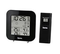 Hama EWS-200 Black Battery - Weather Station (Black, Battery)