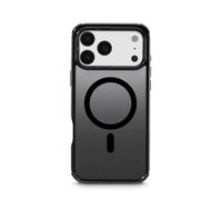 Hama Extreme Protect Mobile Phone Case for iPhone 17 Pro Max and MagSafe (D3O Bumper, Shockproof, Drop-Proof, Shatterproof, Magnetic Case for Inductive Charging, Gradient) Black