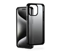Hama Extreme Protect Mobile Phone Case for Apple iPhone 15 Pro Max (Bumper D3O Licensed, Shockproof, Drop-Proof and Shatterproof, Case for Inductive Charging, Colour Gradient) Black