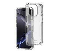 Hama Extreme Protect Mobile Phone Case for Apple iPhone 16 Pro Max (Bumper D3O Licence, Shockproof, Drop-Proof and Shatterproof, Transparent iPhone Case without Yellowing, Case for Inductive Charging)