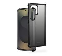 Hama Extreme Protect Mobile Phone Case for Samsung Galaxy S25 Ultra (Bumper D3O Licensed, Shockproof, Drop-Proof and Shatterproof, Case for Inductive Charging, Colour Gradient) Black