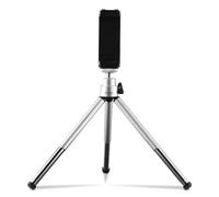 Hama Fancy 2in1 Mini Tripod for Mobile Phone & Camera () Travel Tripod 16cm silver