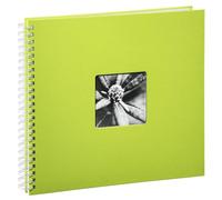 Hama "Fine Art" Spiral Bound Photo Album, 36 x 32 cm, 50 White Pages, Kiwi