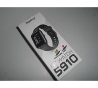 Hama 178607 Fit Watch 6900 Black Full Touch Display Integrated GPS Waterproof, One Size