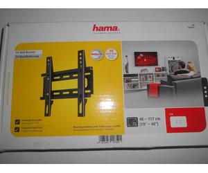Hama FIX TV Wall Bracket , black fits 19" - 46" TVs New face forward 8714