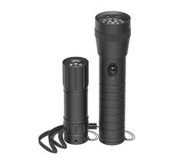 Hama “FL-Duo” LED Torch, with Batteries, Aluminium, Set of 2