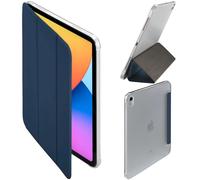 Hama iPad 10th Gen Case (Stand, Magnetic, Flip, Protection, Transparent, Dark Blue)