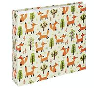 Hama Forest Memo Album, for Photos 10x15 cm, Fox Pattern | For 200 Photos with a size of 10x15 cm, With CD pocket, ruled label field for each picture, protective film for each photo