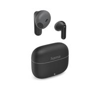 Hama "Freedom Light II Bluetooth Earbuds, True Wireless In-Ear Headphones with Microphone, Earbuds with Charging Station, Running Time 20 Hours, with Voice Recognition and Touch, Black