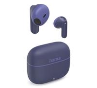 Hama TWS Freedom Light II Bluetooth 5.3 Wireless Earbuds, In-Ear Headphones, Calling, Microphone, Touch Control, Voice Control, 20 Hours Playtime, Charging Box USB-C) Blue
