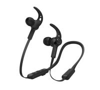 Hama "Freedom Neck III Bluetooth Headphones, Black | In-Ear, With Microphone & Ear Hooks, Sweat Resistant, Siri & Google Voice Assistant, Passive Noise Suppression