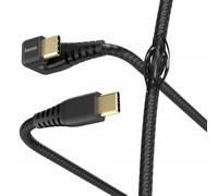 Hama USB-C Fast Charging Cable Gaming Mobile Smartphone 180° Angle Plug