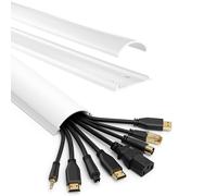 Hama Grey PVC Cable Trunk 1 m Wall-Mounted Half-Round 20616