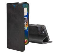 Hama Guard Pro Flip Case Wallet for Apple iPhone 14 Plus Black Leather-Optic