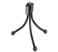 Hama Handy Mini Tripod with Flexible Legs and Mounting Clip Black