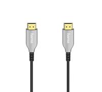 Hama HDMI Cable High Speed 15 m 4K (Optical, HDMI Cable with Ethernet, 18 Gbps, ARC, HD Screen Cable, HDR, Kink Protection, Gold-Plated Connectors, Monitor Cable, High Speed Cable, PS5)