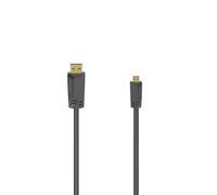 Hama HDMI Cable High-Speed Type-A Plug - Type-D Plug Micro (1.5m)