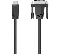 Hama HDMI/DVI 00205018 HDMI A Male to DVI-D Male Adapter Cable 18+1 Pin 1.5 m Black