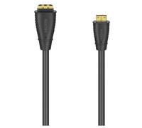 Hama - Fullhd Mini Hdmi-C Plug To Hdmi-A Socket Gold Plated Adaptor Lead 10Cm -