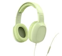 Hama Headphones Wired on Ear Fun C, Supra-Aural, Built-in Microphone, USB-C Cable 1.2 m, for Music, Office or Gaming, Siri and Google Assitant Voice Control, Green