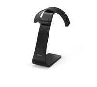 Hama Headset Stand (Over Ear and Over Ear PC Gaming Headset Holder for OverEar/On Ear Headphones Compatible with Cable Holder) Black