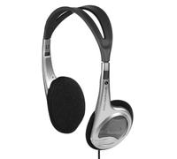 Hama Hed4407 On-Ear Stereo Headphones 3.5 Mm Jack 30Mm Drivers 1.5M Cable Silver