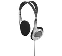 Hama HK-229 Retro On-Ear Stereo Headphones | 3.5 mm Jack | For Smartphone/iPod/iMac/Laptop/PC/DJ/MP3 Players | Silver/Black