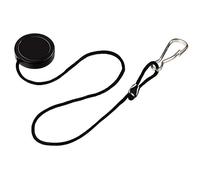 Hama | Holder for lens cap, snap hook for attachment to camera eye, length 10 cm, black