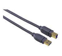 Hama HQ 1.8m USB 3.0 Cable Type A-B Connector for USB Printer Hub HDD Hard Drive