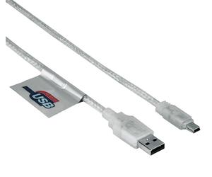 Hama HQ 1.8M USB-A To Mini-USB Type B5 USB Cable 2.0 Adapter Plug Charging Cable