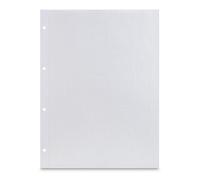 Hama Inner Pages Scrapbooking Photo Album (Refill of Cardboard Photo Pages with Crystal Protective Paper, 250 g/m2, 23.3 x 31 cm, Perforated, 25 Sheets) White