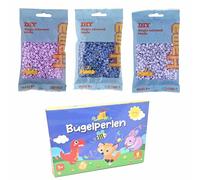 Hama Ironing Beads Set of 3 to Choose From (Pastel Lilac 96, Light Lavender 106, Lavender 107)