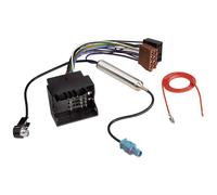 Hama ISO Car Radio Adapter Cable Antenna For Audi Skoda Seat VW Quadlock
