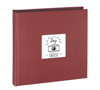 Hama | Jumbo Album Fine Art, 30 x 30 cm, 100 White Pages, Burgundy, Black Paper