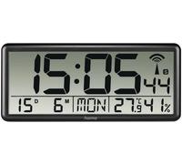 Hama "Jumbo Digital Radio Wall Clock, black