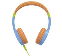 Hama Children's Headphones (Stereo Headphones, Wired Children's Headphones with 85 dB, On-Ear Headset, 120 cm Audio Cable, 3.5 mm Jack) Blue/Orange