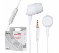 HAMA Kooky Headset Wired Inear Calls/Music Grey, White