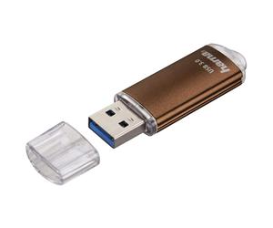 Hama Laeta FlashPen USB Stick USB 3.0, 16GB, 40MB/s - Brown brown brown 128 GB