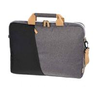 Hama Laptop Bag up to 15.6 Inches (Notebook Bag for Laptop, Tablet, MacBook, Chromebook up to 15.6 Inches, Shoulder Bag as Work Bag or School Bag for Men and Women) Black Grey