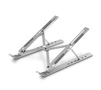 Hama Laptop Stand 15.6" Aluminium, Ergonomic, Foldable with Adjustable Inclination, Stable and Anti-slip, Perfect for Office